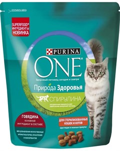 Сухой корм для стерилизованных кошек и кастрированных котов с говядиной 680гр Purina one