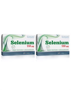Биологически активная добавка Selenium 110 µg 180 мг 2 х 120 таблеток Витамины и Минералы Olimp labs