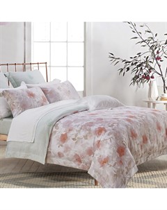 Комплект постельного белья семейный цветы на розовом Pappel