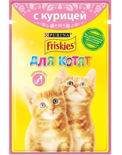 Влажный корм для котят курица в подливе 85гр Friskies