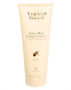Крем Масло Long Way Massage Cream Oil для Массажа Золотой 200 мл Anna lotan