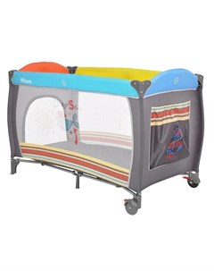 Манеж кровать Pituso Granada двухуровневый с лазом на молнии 120х60см цвета в ассорт Noony