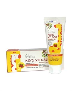 Зубная паста с экстрактом клубники для детей Xylose Strawberry 60 г Xylose Kids Hanil