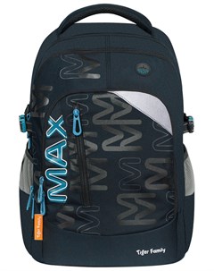 Рюкзак молодежный Max с ортопедической спинкой Multi m 43х33х23 см 270221 Tiger family