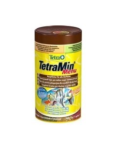 Корм Тетра для всех видов рыб 4 вида мелких хлопьев Tetra