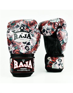 Боксерские перчатки Fancy Rose Skull 14 OZ Raja