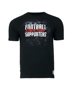 Футболка football supporters черно красный Extreme hobby