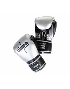Перчатки боксерские Punch 2 0 серебристо черные 12 унций Clinch