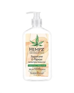 Молочко для тела увлажняющее Сахарный тростник и Папайя 500мл Sugarcane Papaya Herbal Body Hempz