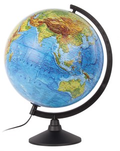 Глобус физический с подсветкой диаметр 320 мм масштаб 1 40 000 000 Классик Globen