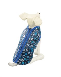 TRIOL Попона утепленная с молнией на спине Цветик семицветик XS размер 20см Одежда для собак