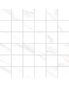 Мозаика Marmori Калакатта Белый 5х5 K945619LPR 30х30 Vitra