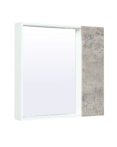 Зеркальный шкаф для ванной Манхэттен 00 00001017 серый бетон Runo