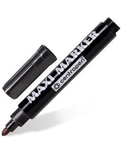 Маркер перманентный универсальный черный Maxi Marker 2 4 мм 8936 5 8936 0112 Centropen