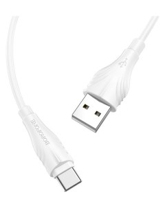 Кабель Bx18 Optimal USB Type c 2A 1 м пвх белый шт Borofone