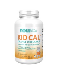 Детский витаминный кальций 100 таблеток Витамины и минералы Now foods