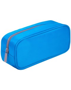 Пенал косметичка мягкий KING SIZE BLUE 20х8х9 см 229018 Brauberg