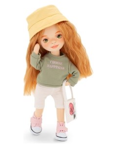 Мягкая кукла Sunny в зелёной толстовке 32 см серия спортивный стиль Orange toys