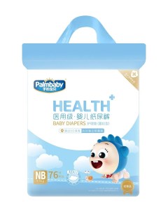 Подгузники детские HEALTH NB до 5кг 76шт Palmbaby