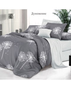Комплект постельного белья Дуновение 2 сп сатин De luxe