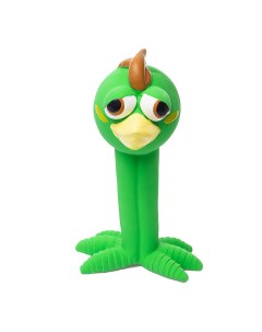 Игрушка для собак латексная Птичка с длинными ногами зеленая 10х17см Бельгия Duvo+