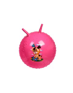 Детский массажный гимнастический мяч DE 0542 розовый Bradex
