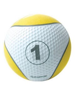 Медицинский мяч 1 кг RE 21121 желтый Reebok