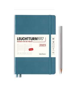 Ежедневник датированный Leuchtturm1917 Medium 72 листа синий камень Республика