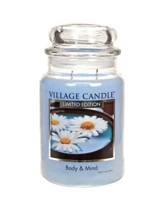 Ароматическая свеча Body Mind большая Village candle