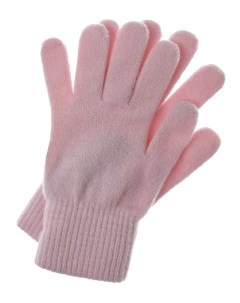Розовые перчатки из кашемира Yves salomon