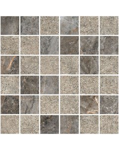 Мозаика Marble Stone Тауп Матовый Лаппато 5х5 30х30 ШТ Vitra