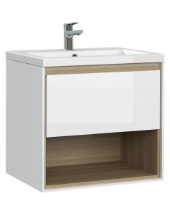 Тумба под раковину Louna SP SZ LOU CO60 Wh подвесная 60см цвет белый Cersanit