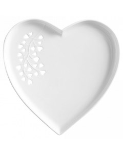 Тарелка в форме сердца Листья 22см Maxwell & williams
