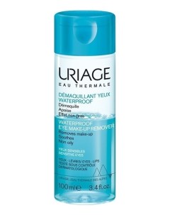 Средство Waterproof Eye Make Up Remover для Снятия Водостойкого Макияжа с Глаз Флакон 100 мл Uriage