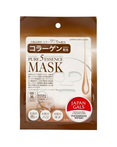 Маска с коллагеном Essential 1 шт Pure5 Japan gals