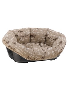 Лежанка для собак Siesta Deluxe 10 серый 93 5x68x28 5 Ferplast