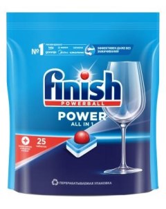 Таблетки Power упак 25шт 3213011 для посудомоечных машин Finish