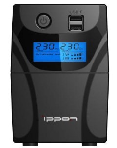 Источник бесперебойного питания Back Power Pro II 700 700VA Черный Ippon