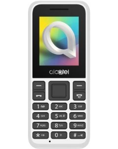 Мобильный телефон 1068D белый моноблок 2Sim 1 8 128x160 Nucleus 0 08Mpix GSM900 1800 GSM1900 MP3 FM  Alcatel