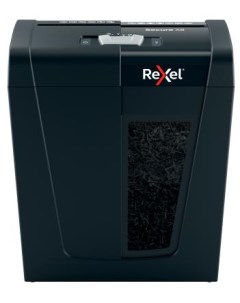 Шредер SECURE X8 EU черный секр P 4 фрагменты 8лист 14лтр скрепки скобы Rexel