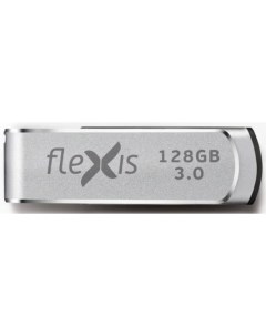 Флешка 128Gb RS 105 USB 3 0 серебристый Flexis