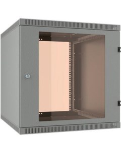 Шкаф 19 настенный 9U 600x520 дверь стекло металл серый NT WALLBOX LIGHT 9 65 G Nttelecom