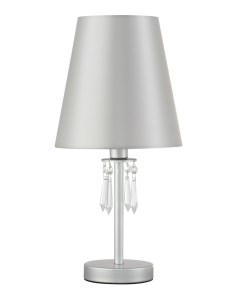 Декоративная настольная лампа RENATA LG1 SILVER Crystal lux