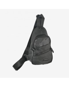 Рюкзак с одной лямкой Ж03 19004 чёрный камуфляж Cantlor