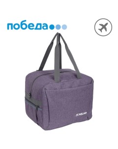 Дорожная сумка П9014 серо фиолетовая Polar