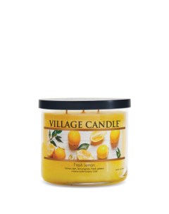 Ароматическая свеча Лимонный Фреш чаша средняя Village candle