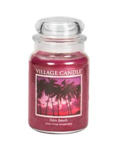 Ароматическая свеча большая Пляжный Рай Village candle