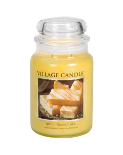 Ароматическая свеча большая Лимонный Пирог Village candle