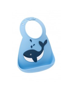 Нагрудник Baby Bib Whale Make my day