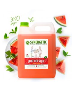 Средство для мытья посуды Арбуз 5 л Synergetic